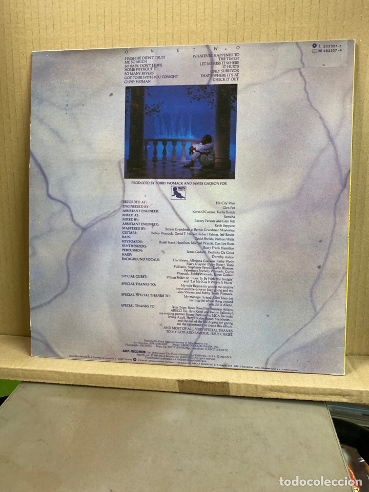 Discos de vinilo: LP BOBBY WOMACK, SO MANY RIVERS. - Foto 2