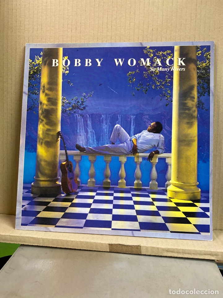 Discos de vinilo: LP BOBBY WOMACK, SO MANY RIVERS. - Foto 1