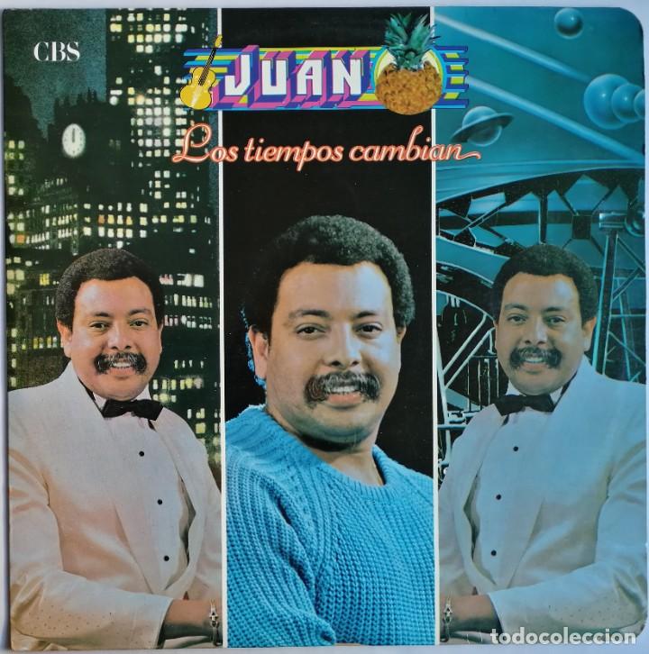 Disques de vinyle: Juan Pi&ntilde;a Y Su Orquesta, Los Tiempos Cambian, CBS 142176, COLOMBIA