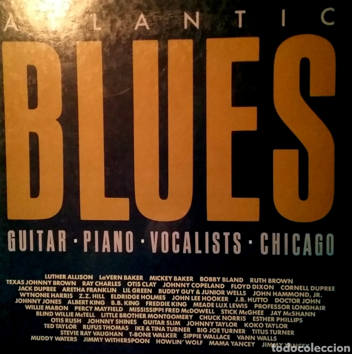 Disques de vinyle: ATLANTIC Records Original BLUES BOX 4 Lps dobles 8 Lps .Copia Germany 1990.