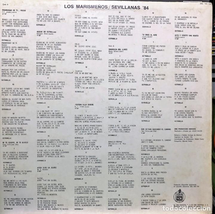Discos de vinilo: Los Marisme&ntilde;os &ndash; Enamorao De Ti... Roc&iacute;o - Foto 2