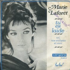 Disques de vinyle: MARIE LAFORET / TU ES LAIDE + 1 (SIGLE VERGARA 1969). Lote 316292203