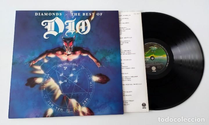 Discos de vinilo: LP DIO - DIAMONDS, THE BEST OF - Foto 3