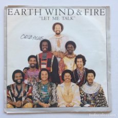 Discos de vinilo: EARTH, WIND & FIRE ‎– LET ME TALK / LET ME TALK (INSTRUMENTAL) , HOLANDA 1980 CBS. Lote 316366028