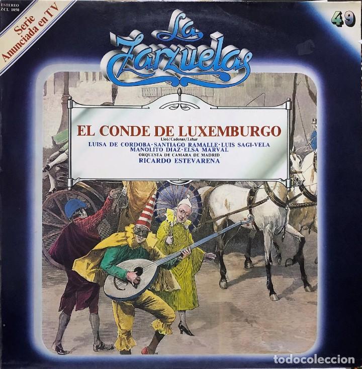 Vinyl-Schallplatten: LA ZARZUELA - ZACOSA - DISCO 49 - El Conde De Luxemburgo