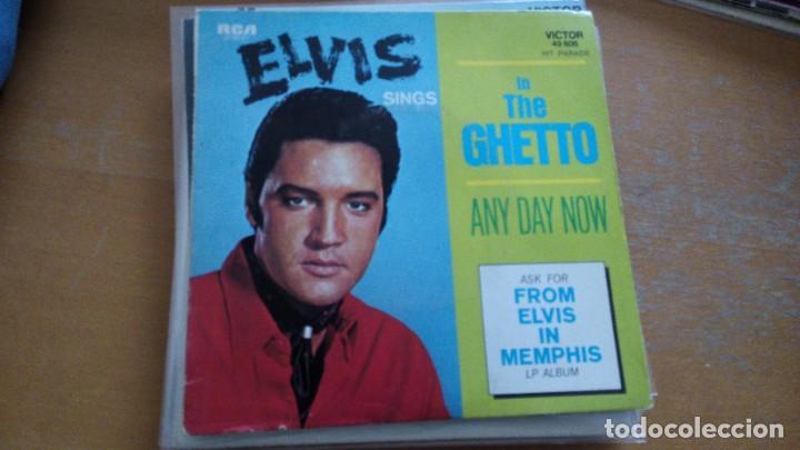 Discos de vinilo: Elvis In The Ghetto SINGLE MONO - Foto 1
