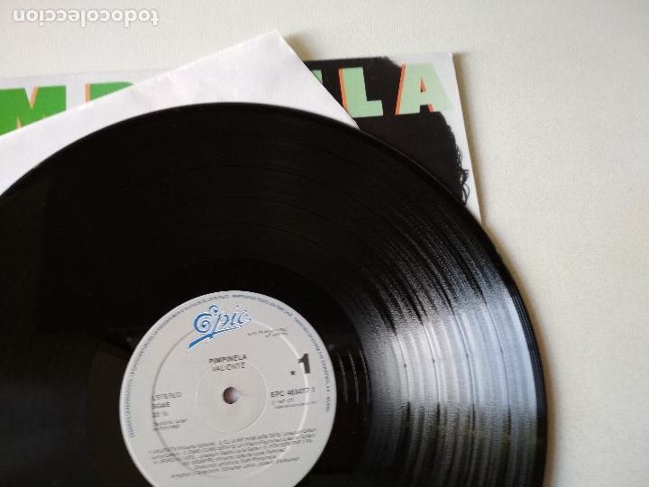 Discos de vinilo: PIMPINELA, VALIENTE, 1987 EPIC, - Foto 3