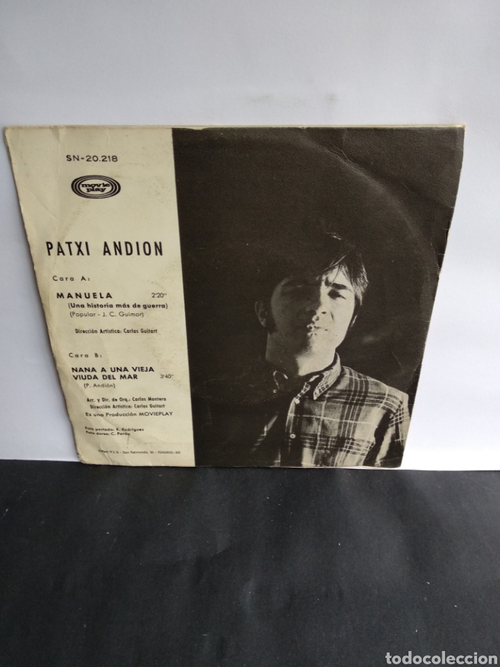 Discos de vinilo: *PATXI ANDION, MANUELA, 1969 - Foto 2