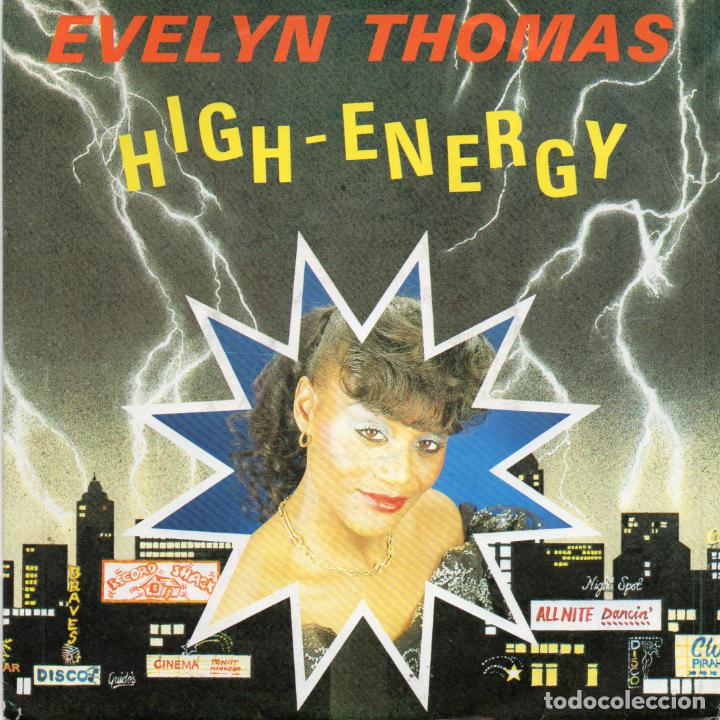 Discos de vinilo: EVELYN THOMAS - HIGH - ENERGY - SINGLE - Foto 1