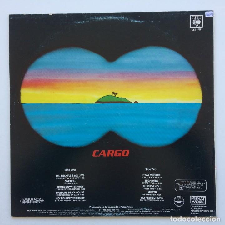 Discos de vinilo: Men At Work &ndash; Cargo , Mexico 1983 CBS - Foto 2
