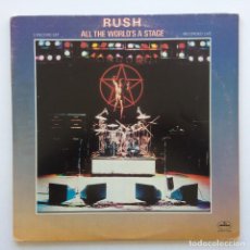 Discos de vinilo: RUSH ‎– ALL THE WORLD'S A STAGE , 2 LPS RECORDED LIVE USA 1976 MERCURY