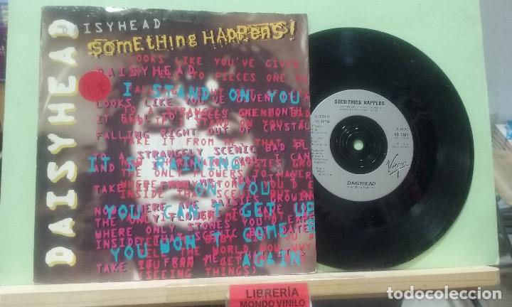 Discos de vinilo: Something happens. Daisyhead / Penny drops. Virgin 1992 -- Single - Foto 1