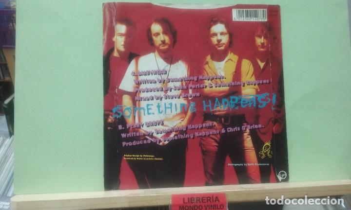 Discos de vinilo: Something happens. Daisyhead / Penny drops. Virgin 1992 -- Single - Foto 2