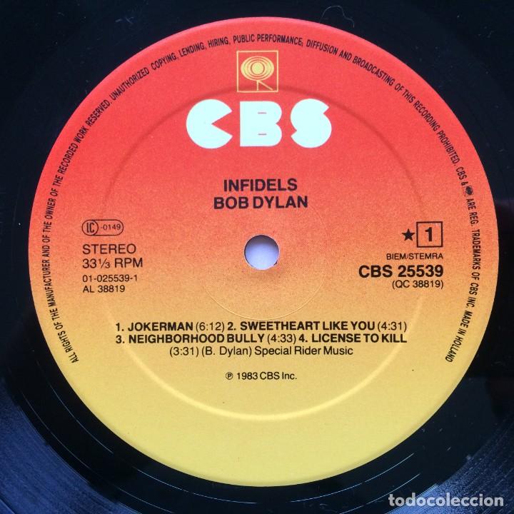 Discos de vinilo: Bob Dylan &ndash; Infidels , Holanda 1983 CBS - Foto 6
