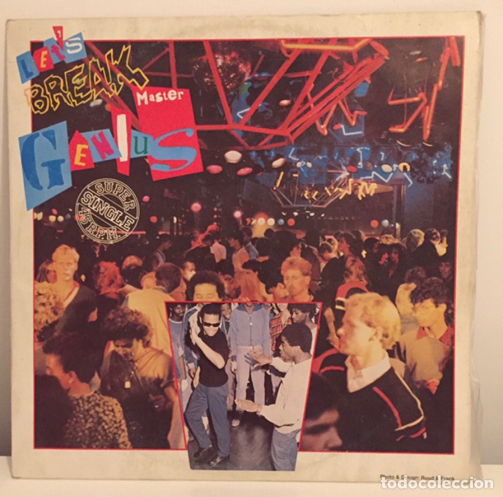Discos de vinilo: MASTER GENIUS-LET&rsquo;S BREAK-SUPERSINGLE 1984 - Foto 3