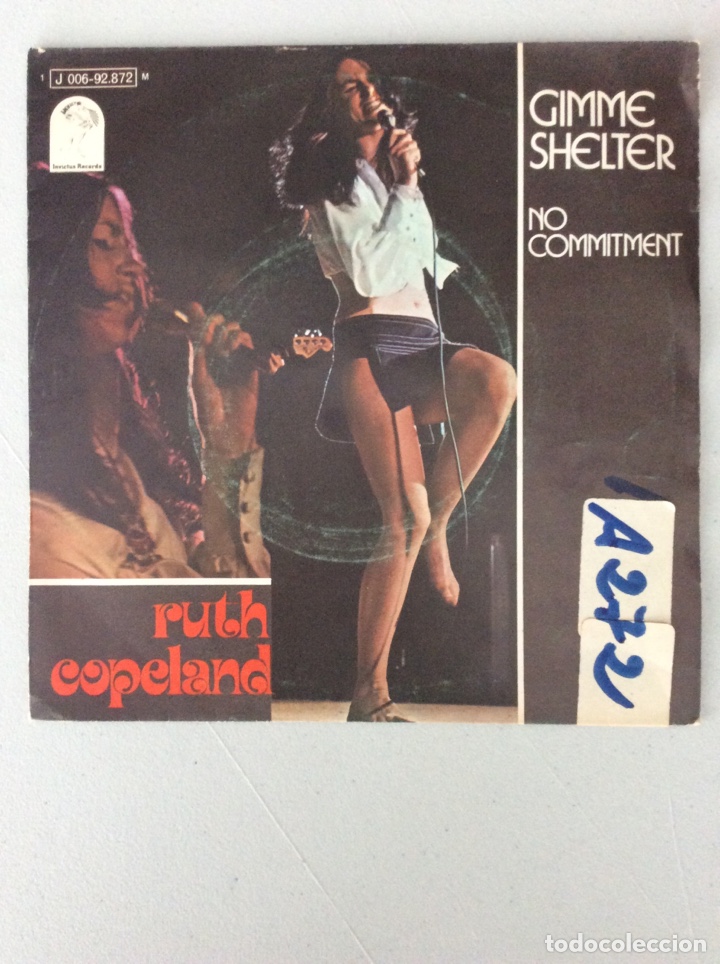 Discos de vinilo: Ruth Copeland. Gimme Shelter. No commitment. - Foto 1