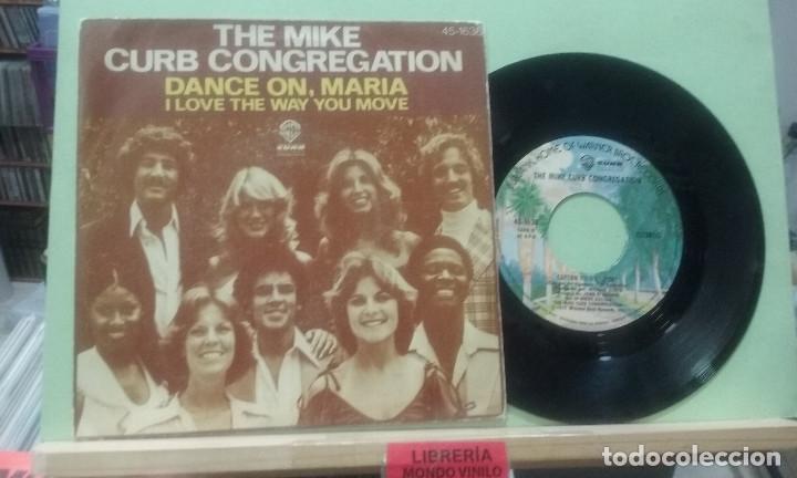 Discos de vinilo: The Mike curb congregation. Dance on, Mar&iacute;a / Cotton fields. Hispavox 1978 -- Single - Foto 1