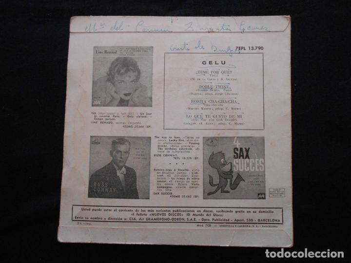Discos de vinilo: EP GELU // &iquest;DIME PORQUE? + 3 - Foto 2