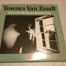Disques de vinyle: TOWNES VAN ZANDT DOBLE LP LIVE AT THE OLD QUARTER HOUSTON TEXAS EEC.1989 PORTADA ABIERTA. Lote 316783493