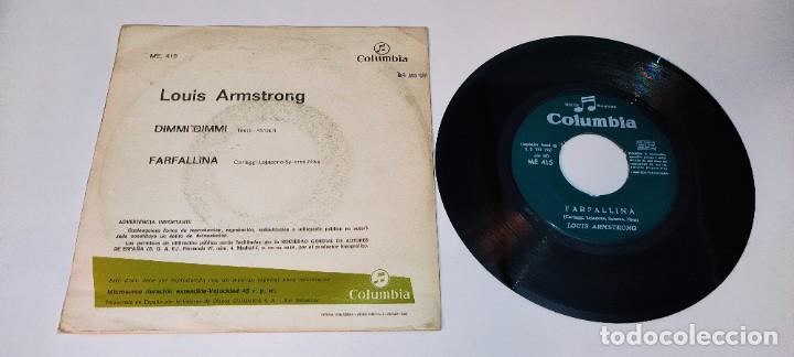 Discos de vinilo: Louis Armstrong - Dimmi Dimmi (7&rdquo;) - Foto 2