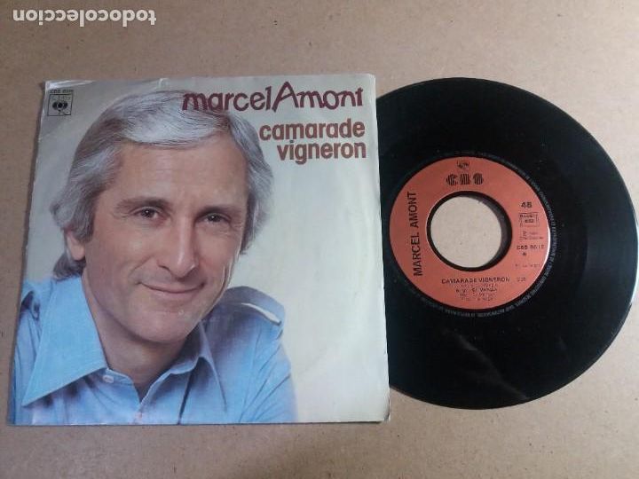 Discos de vinilo: MARCEL AMONT / CAMARADE VIGNERON / SINGLE 7 PULGADAS - Foto 1