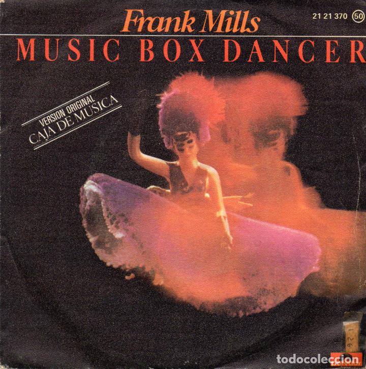 Discos de vinilo: FRANK MILLS - MUSIC BOX DANCER - SINGLE - Foto 1