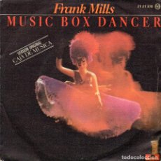 Discos de vinilo: FRANK MILLS - MUSIC BOX DANCER - SINGLE. Lote 316814658