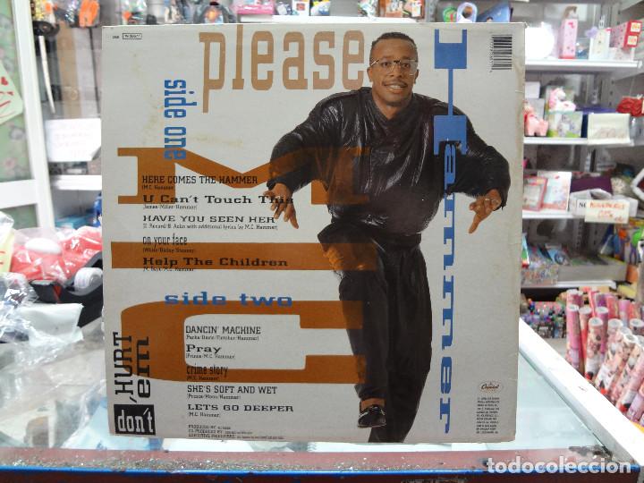 Discos de vinilo: M. C. HAMMER - PLEASE HAMMER DONT HURT EM - Foto 2
