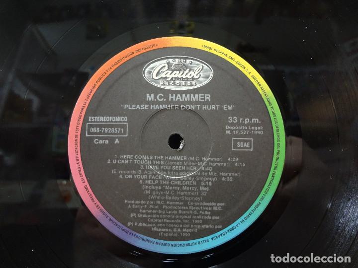 Discos de vinilo: M. C. HAMMER - PLEASE HAMMER DONT HURT EM - Foto 12