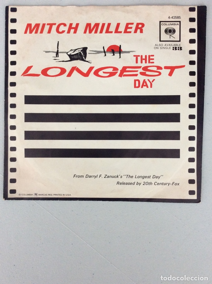 Discos de vinilo: Mitch Miller. The longest day. - Foto 2