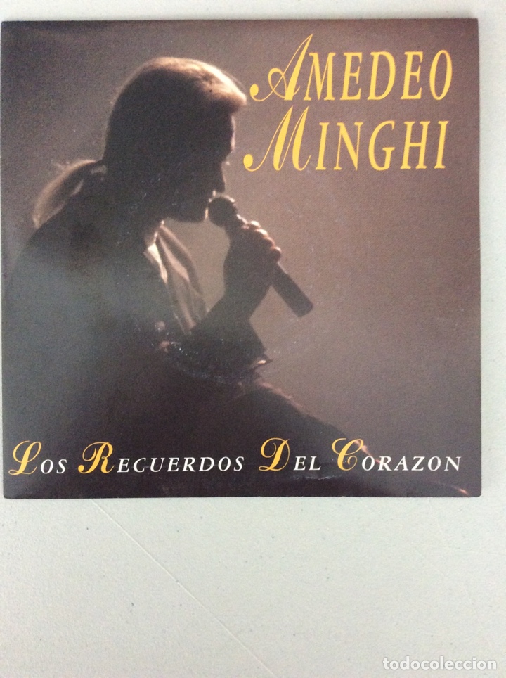 Discos de vinilo: Amedeo Minghi. Los recuerdos del coraz&oacute;n. - Foto 1