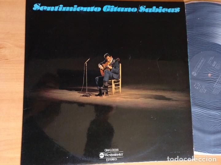 Discos de vinilo: SABICAS SENTIMIENTO GITANO LP - Foto 1