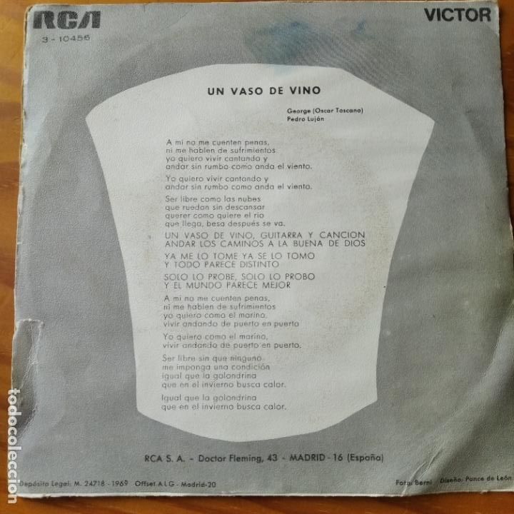 Discos de vinilo: HENRY STEPHEN. UN VASO DE VINO/ STELLA - Foto 2