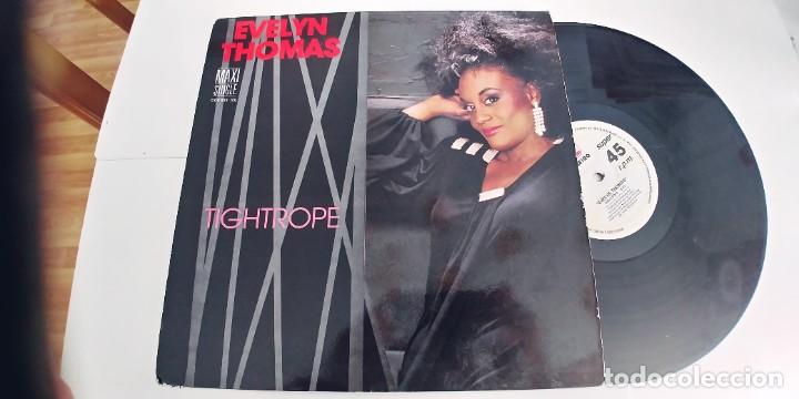 Discos de vinilo: EVELYN THOMAS-MAXI TIGHTROPE - Foto 1