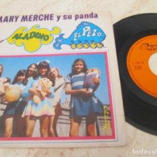 Discos de vinilo: MARY MERCHE Y SU PANDA - ALADINO / EL PEZ. SINGLE DE 1974. MUY BUEN ESTADO. Lote 316939743