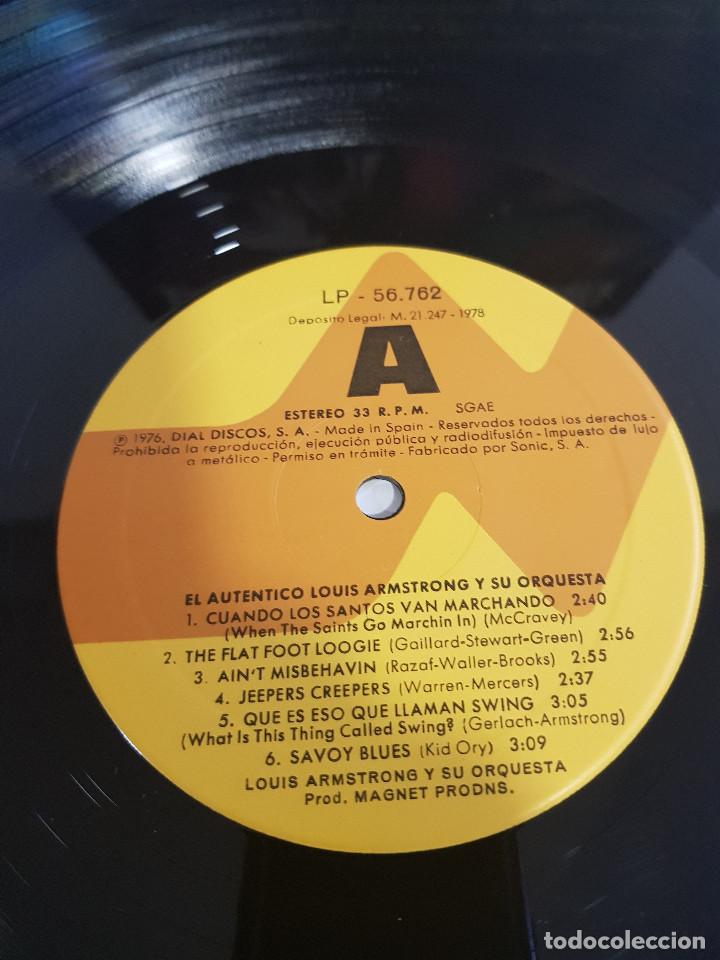 Discos de vinilo: LOUIS ARMSTRONG Y SU ORQUESTA - Foto 2