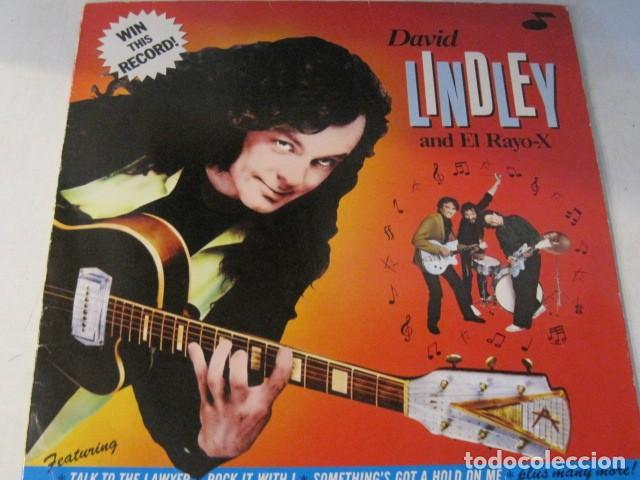 Discos de vinilo: DAVID LINDLEY - WIN THIS RECORD - ELEKTRA ASYLUM 82 - Foto 1