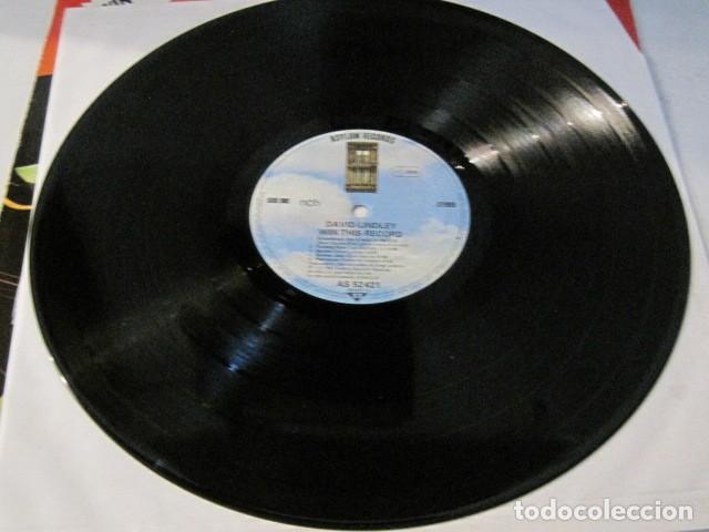 Discos de vinilo: DAVID LINDLEY - WIN THIS RECORD - ELEKTRA ASYLUM 82 - Foto 5