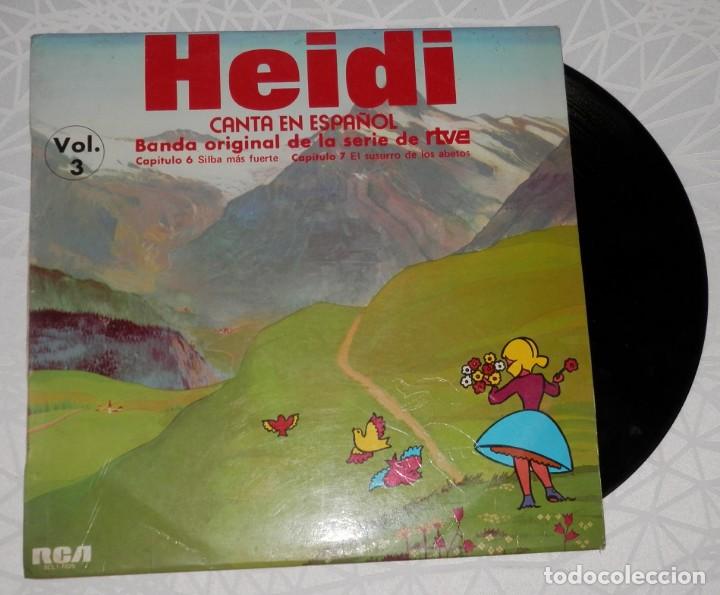 Discos de vinilo: DISCO LP DE VINILLO HEIDI CANTA EN ESPA&Ntilde;OL - Foto 1