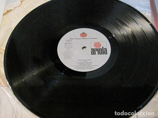 Discos de vinilo: JORGE SANTANA - ID.1&ordm; LP ARIOLA 78 - Foto 5
