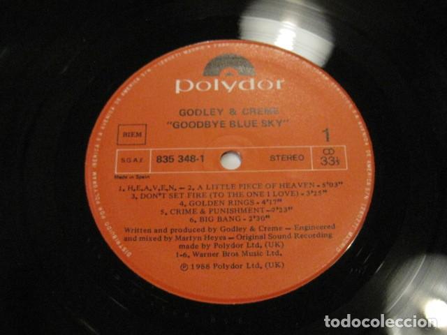 Discos de vinilo: GODLEY & CREME - GOODBYE BLUE SKY 88 POLYDOR - Foto 9