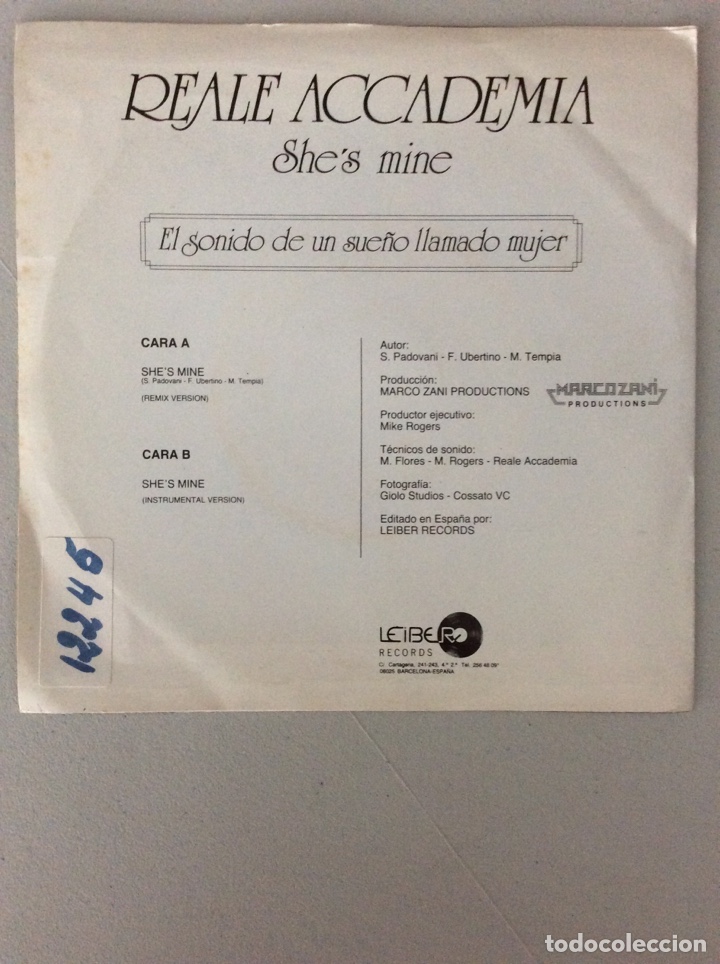 Discos de vinilo: Reale Accademia. She&lsquo;s mine. - Foto 2
