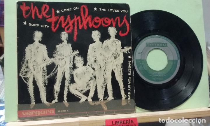 Discos de vinilo: The typhoons. Vergara 1964 -- EP - Foto 1