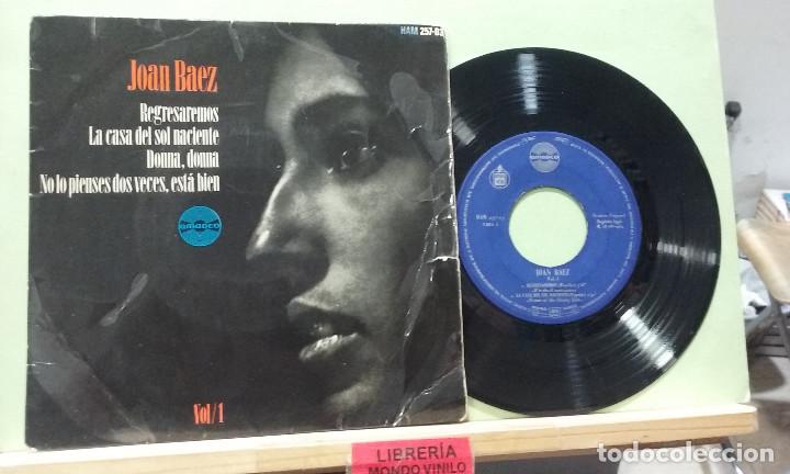 Discos de vinilo: Joan Baez, vol. 1. Hispavox 1964 -- EP - Foto 1