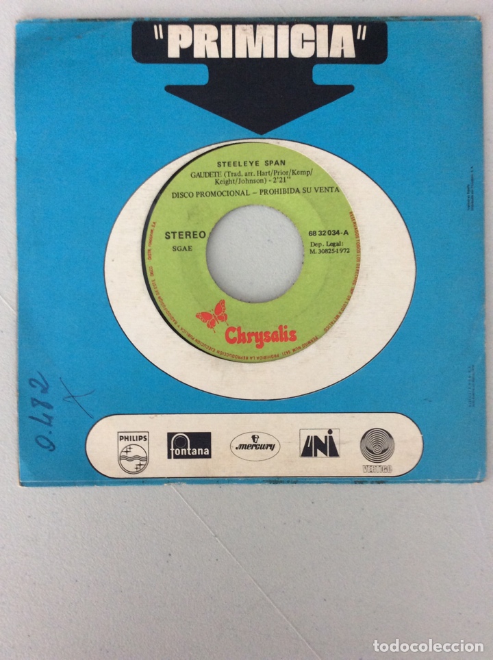 Discos de vinilo: Steeleye Span. Gaudete. John Barleycorn. - Foto 1