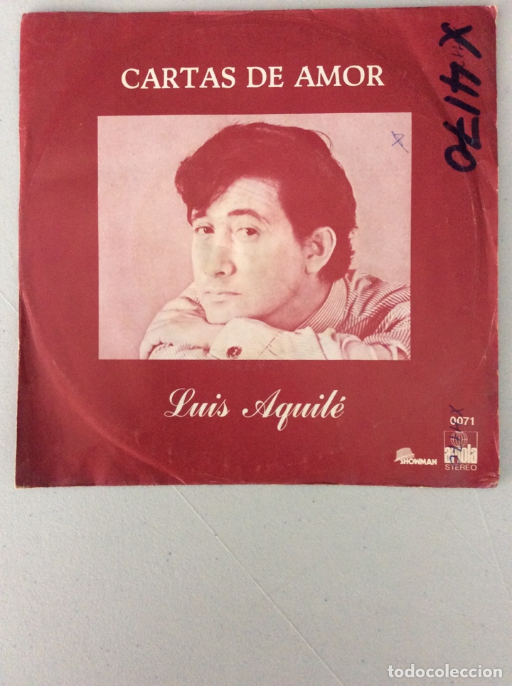 Discos de vinilo: Luis Aguil&eacute;. Cartas de amor. - Foto 1