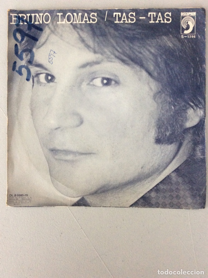 Discos de vinilo: Bruno Lomas. Hielo. Tas-tas. - Foto 2