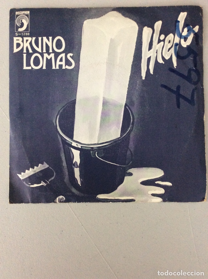 Discos de vinilo: Bruno Lomas. Hielo. Tas-tas. - Foto 1