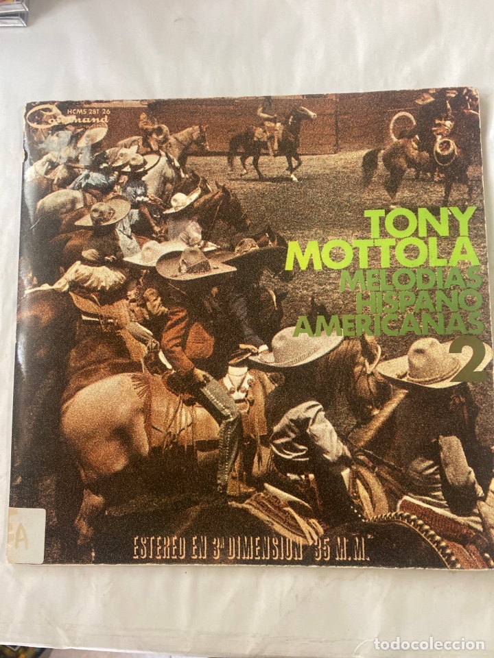 Disques de vinyle: TONY MOTTOLA-MELODIAS HISPANOAMERICANAS-1968-EXCELENTE ESTADO