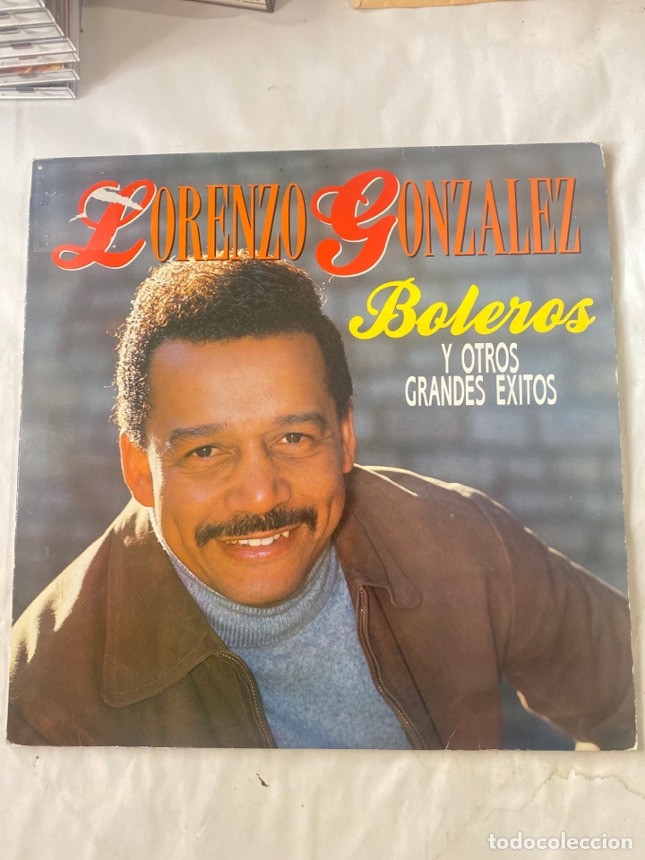 Disques de vinyle: LORENZO GONZALEZ-BOLEROS Y OTROS GRANDES EXITOS-1990-2 LP-EXCELENTE ESTADO